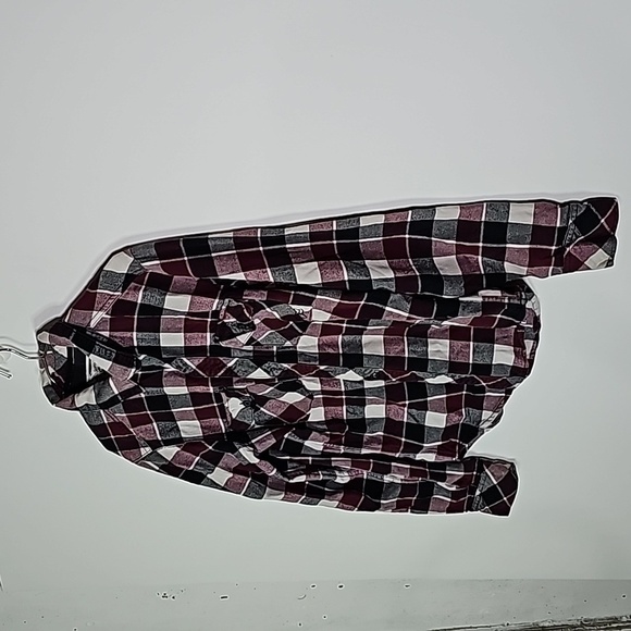 FOX small plaid button down long sleeve shirt - Picture 2 of 8